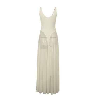Celestia™ Flowing Mesh Maxi Dress