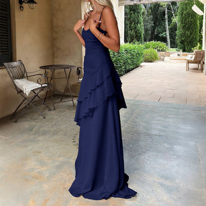Robe à bretelles lacées Crimson Serenade™