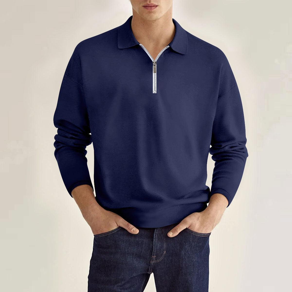 PrimeFlex™ Men’s Long-Sleeve Zip Polo