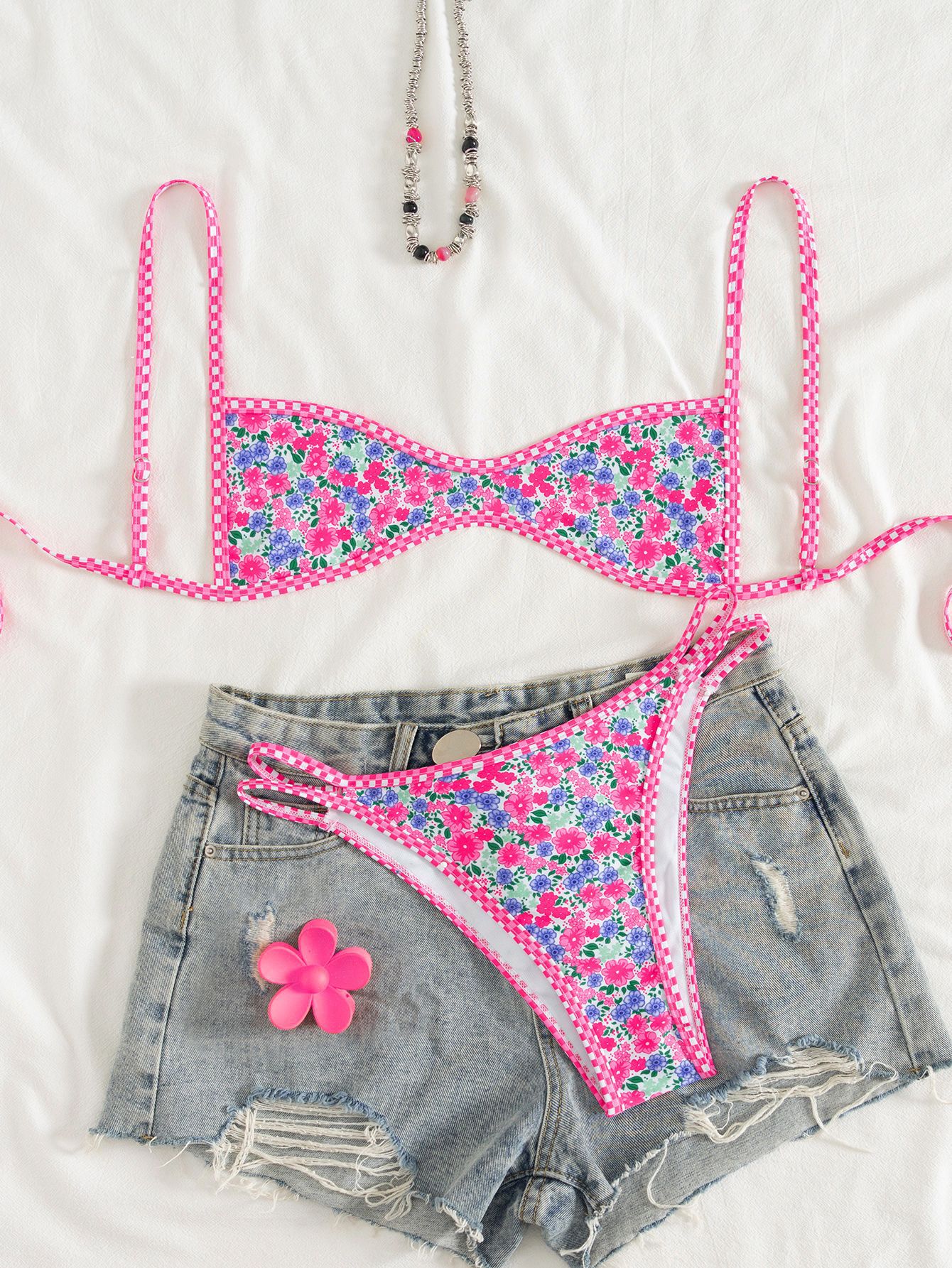 Ensemble de Bikini Brodé Rosalie™