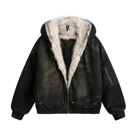 Veste en jean délavée FrostRogue