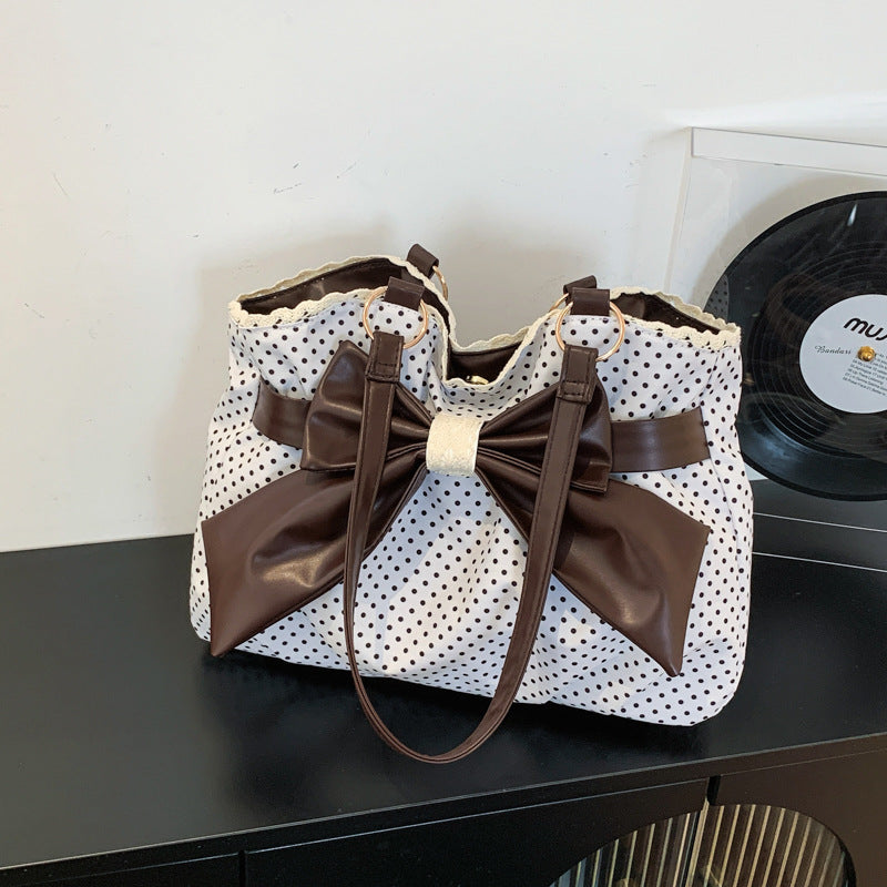 Bow & Dot Tote Bag
