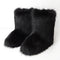 Black anti fox fur