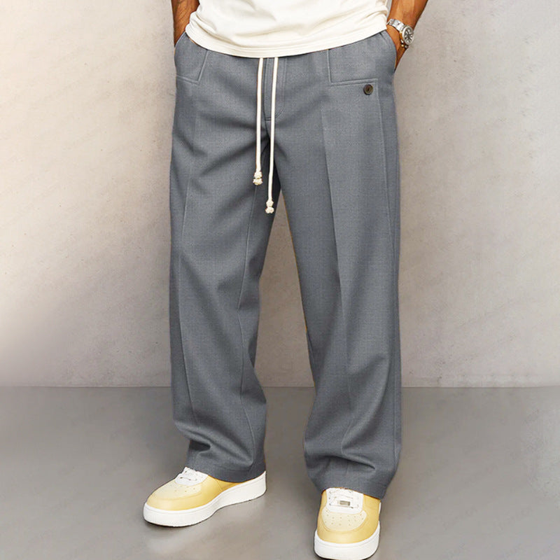 UrbanEase™ Straight-Fit Drawstring Pants