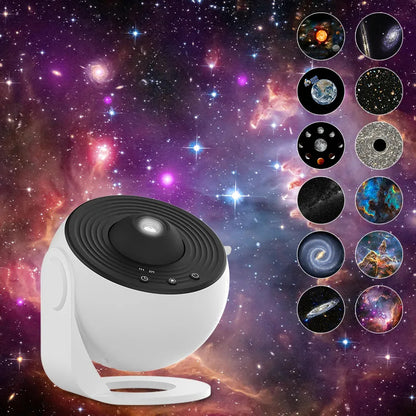Projecteur de galaxie et lampe de planétarium LunaDream™ à 360°