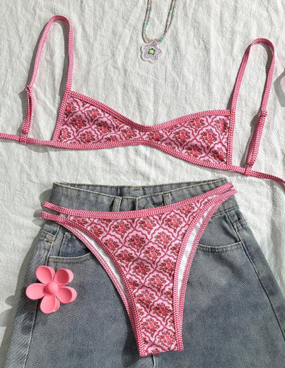 Rosalie™ Embroidered Bikini Set