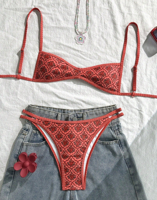 Rosalie™ Embroidered Bikini Set