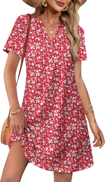 Coastal Breeze™ V-Neck Mini Dress