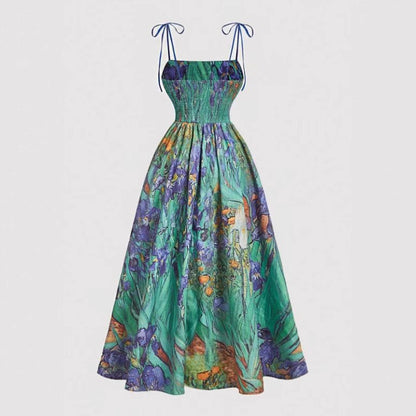 Vintage Muse™ Floral Midi Dress