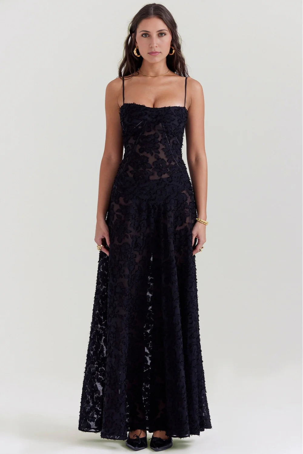 Elegant Embroidered Seren Dress