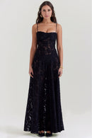 Elegant Embroidered Seren Dress