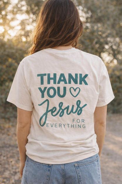 Gracias, Jesús, camiseta de todos los días