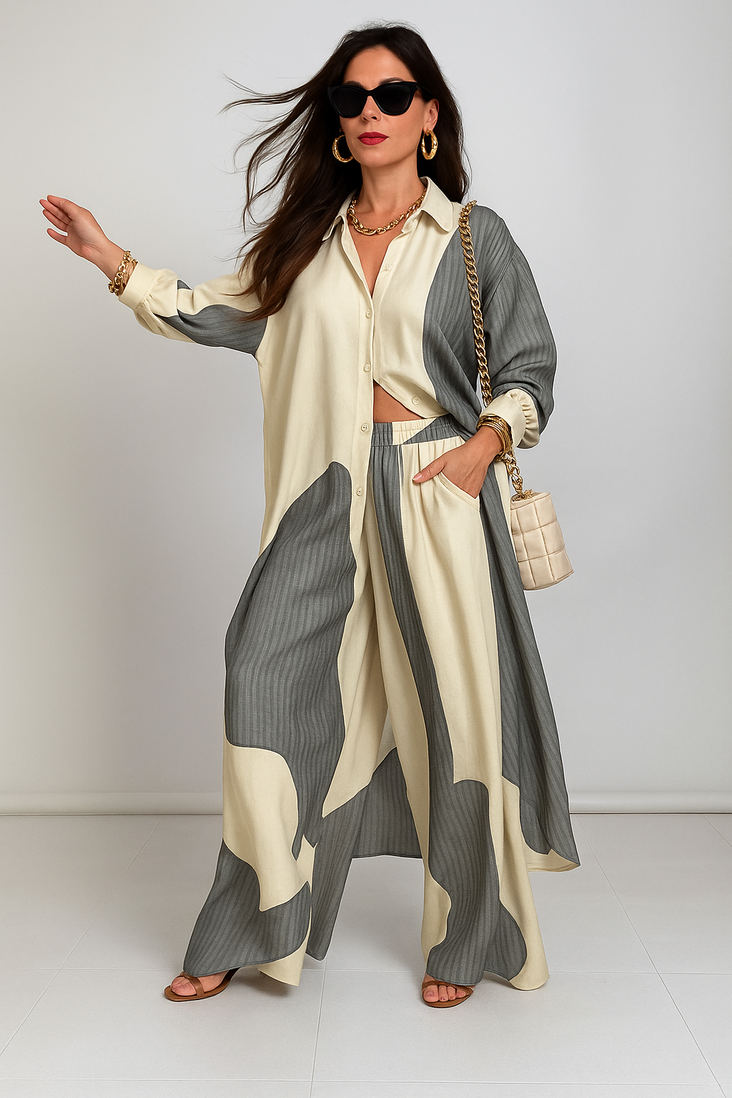 Jetset Muse Printed Lounge Set