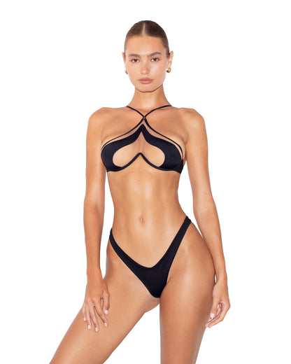 Ensemble de bikini à fines brides Dark Temptation
