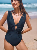 Tied Top One Piece SwimSuit