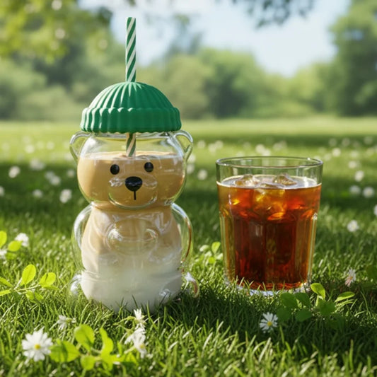 Tasse en verre givré CozyBear™