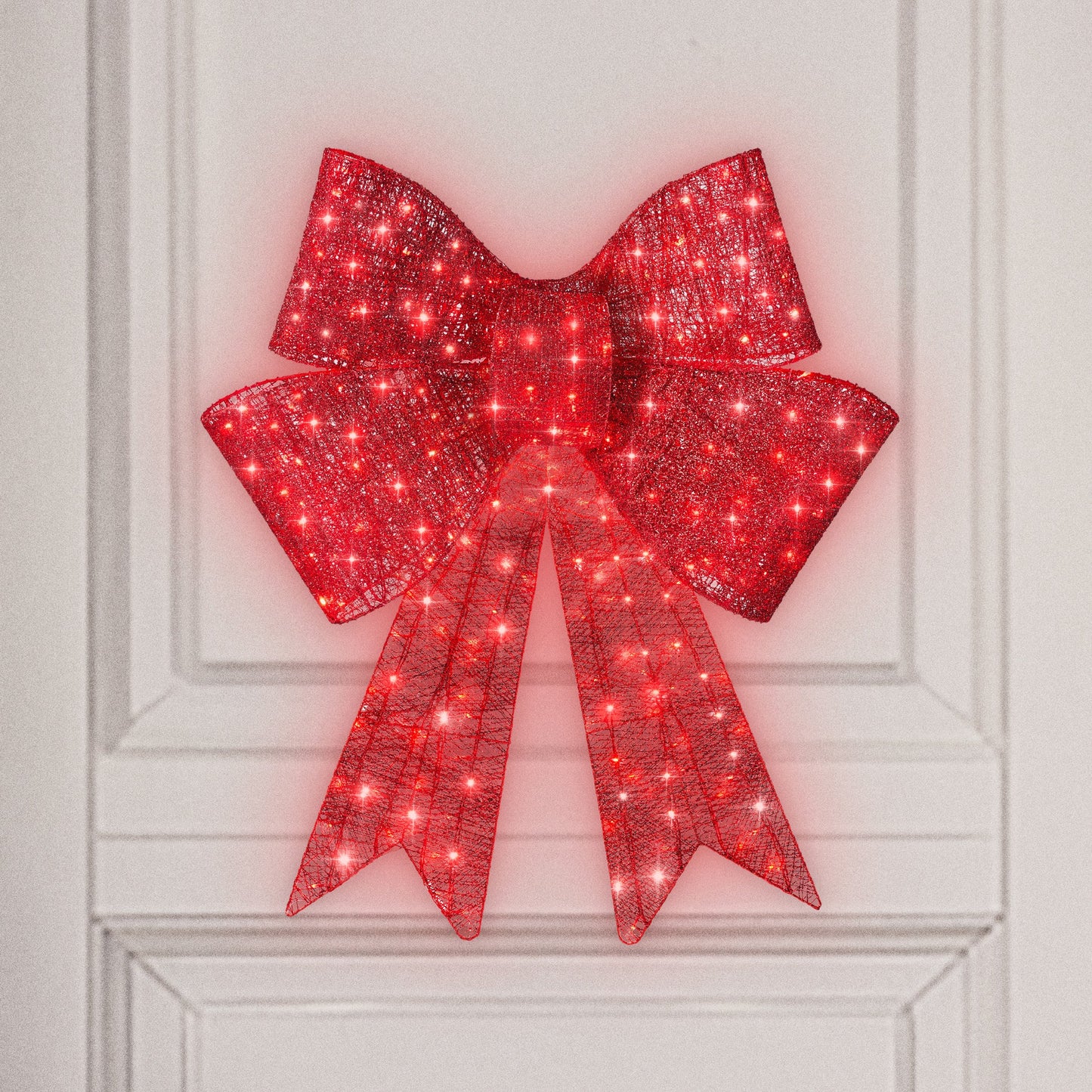 Holiday Glow Light-Up Christmas Bows