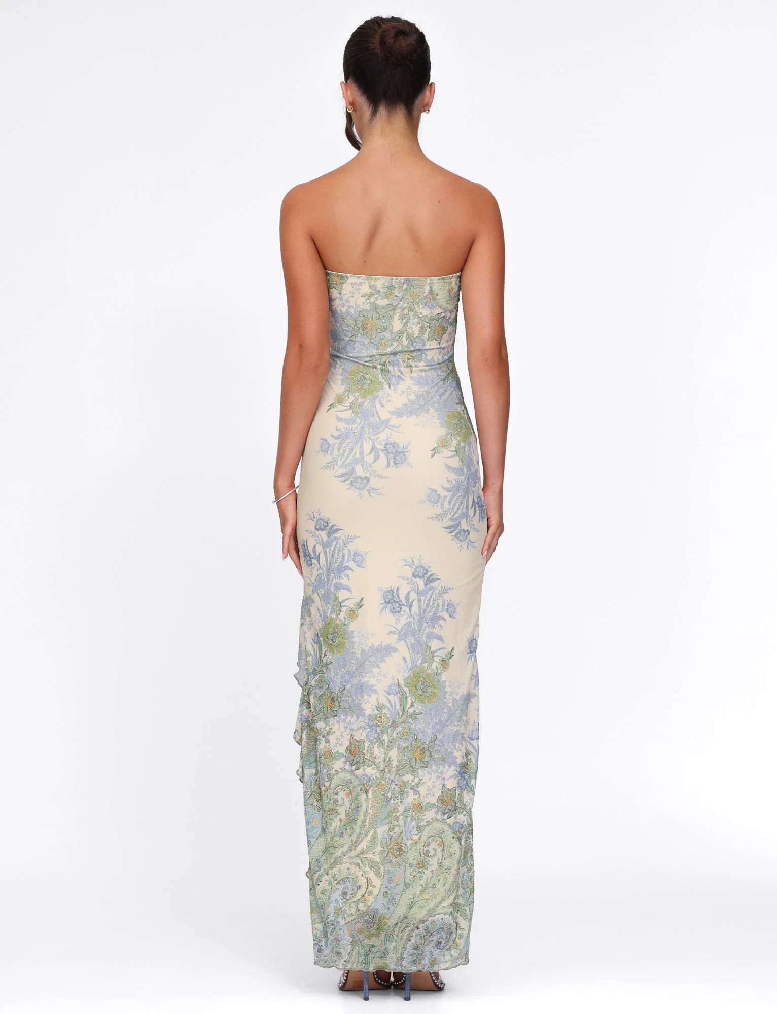 Garden Muse Strapless Gown