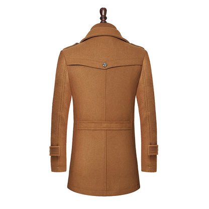 Ironcrest™ Double-Collar Wool Coat