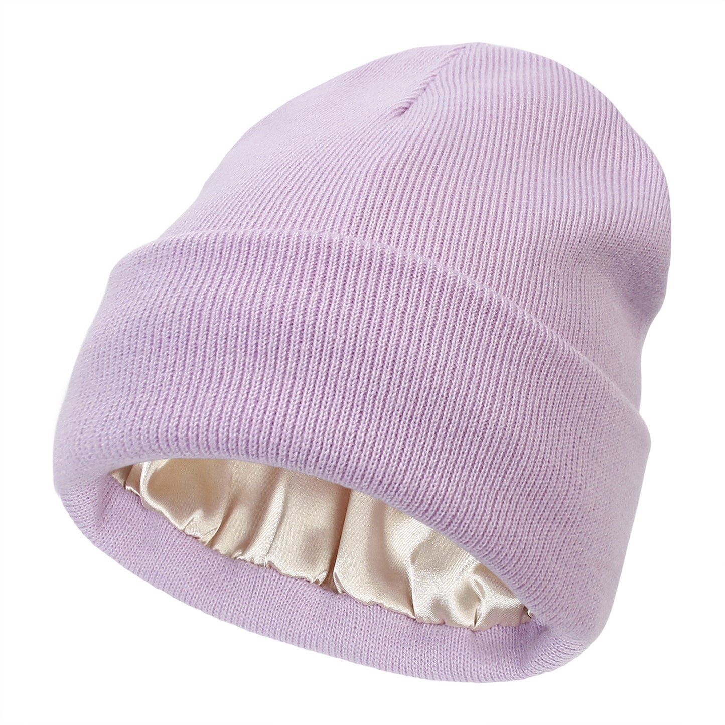 Bonnet en laine doublé de satin anti-frisottis SilkyWarm™