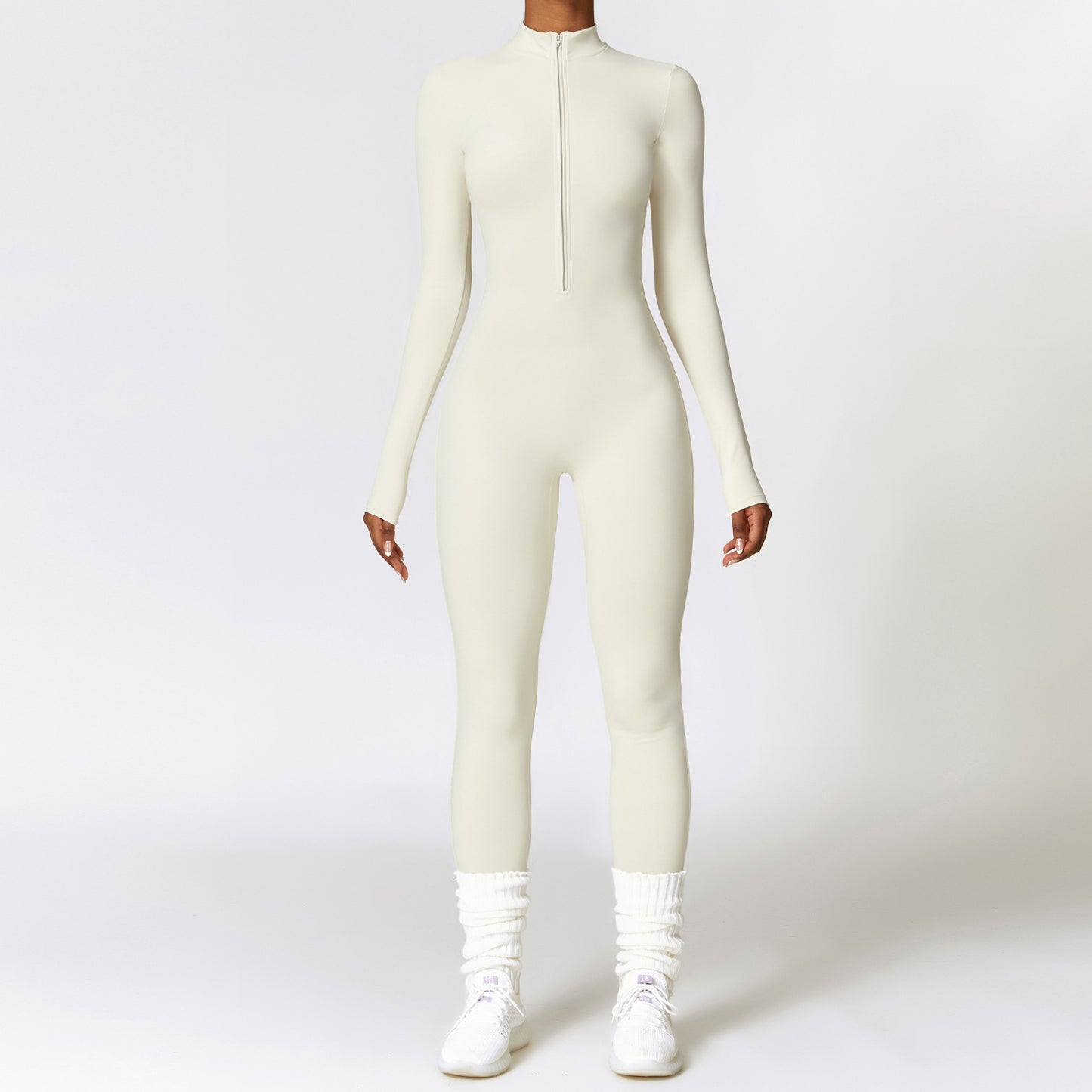 NovaSculpt™ Zip-Up Jumpsuit