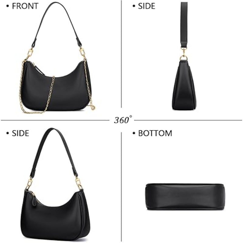 Luxe Curve Shoulder Bag