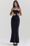 Ethereal Veda Strapless Corset Dress