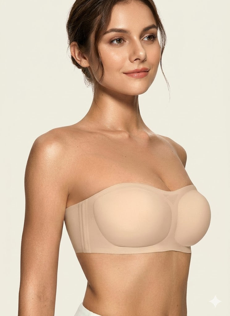 AuraLift™ Strapless Push-Up Bra – Véda Élégance AuraLift™ Strapless Push-Up Bra – Véda Élégance