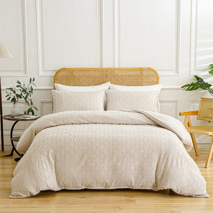 LuxeHaven Tufted Quilt Boho Set