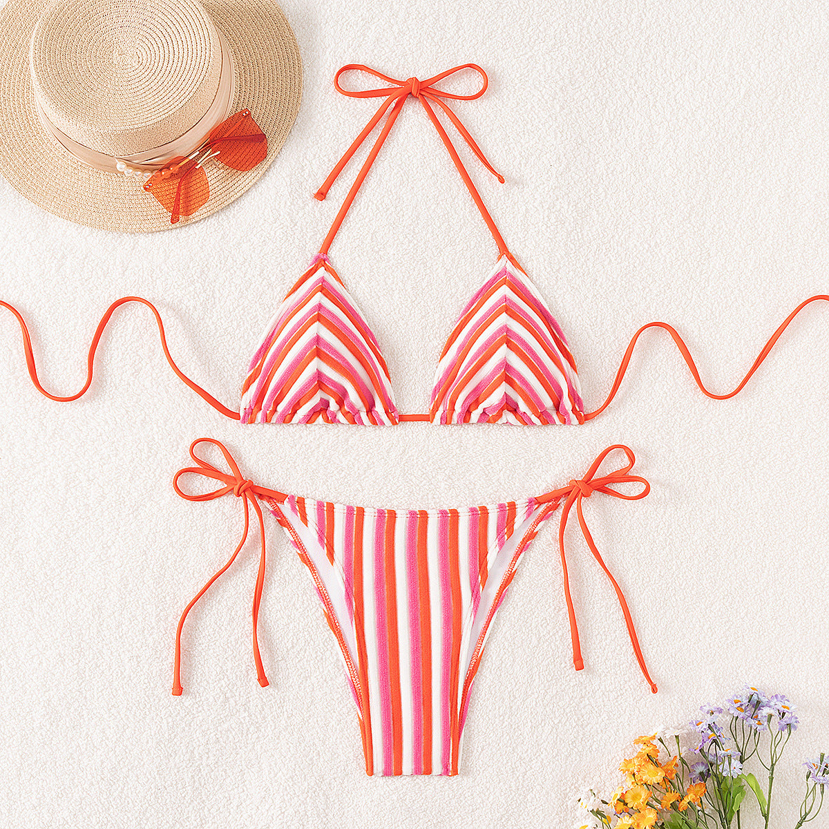 Candy Stripe™ Tie Bikini