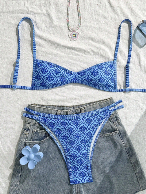 Rosalie™ Embroidered Bikini Set
