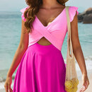 Sweet Radiance Cutout One Piece Swimsuit Dress