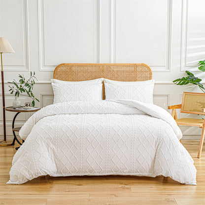 LuxeHaven Tufted Quilt Boho Set