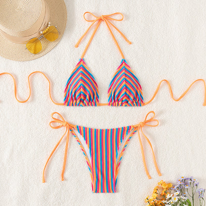 Candy Stripe™ Tie Bikini