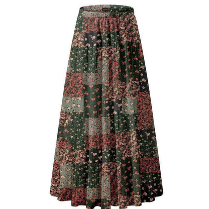 Whimsy Bloom Maxi Skirt