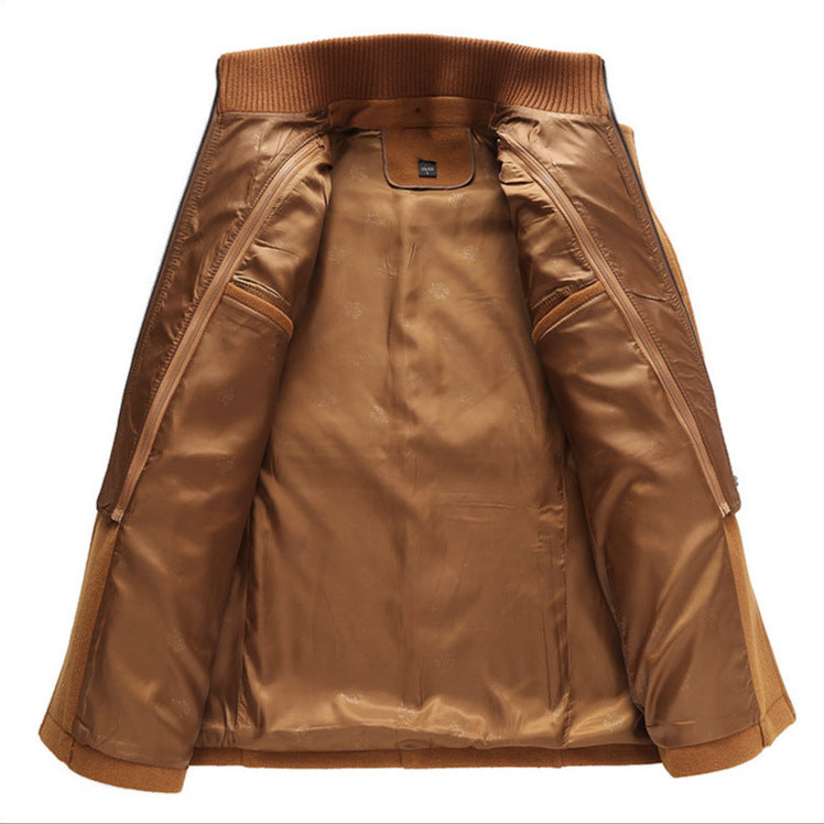 Ironcrest™ Double-Collar Wool Coat