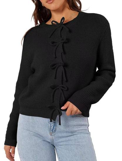 Sweet Bow Knit Cardigan