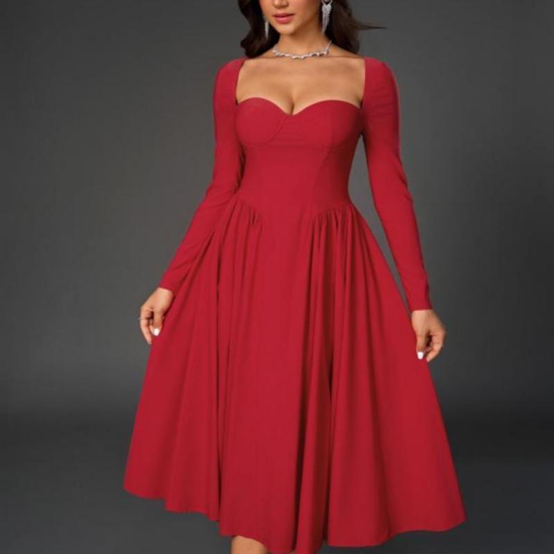 Robe midi plissée Heavenly Grace