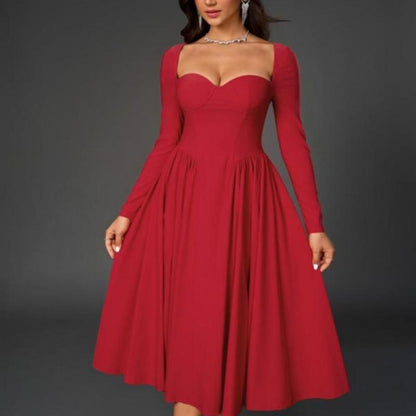 Robe midi plissée Heavenly Grace