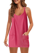 Sleeveless Sports Pocket Dress