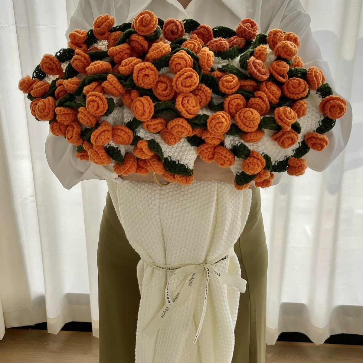 Roselynn™ Handmade Rose Bouquet Blanket