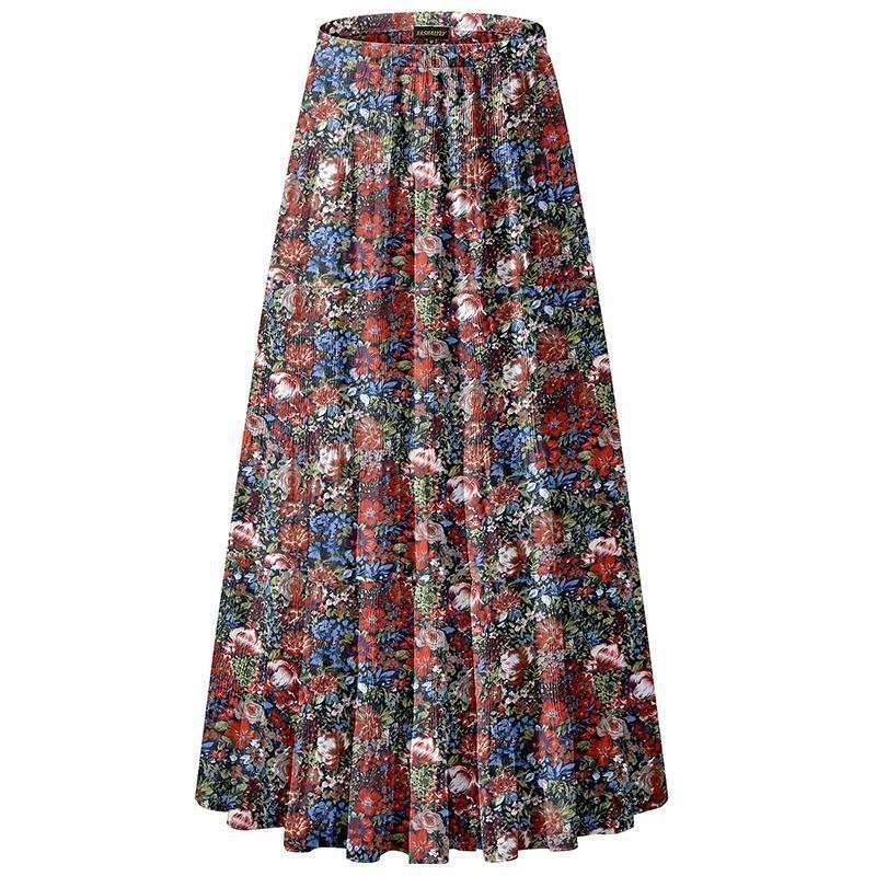 Whimsy Bloom Maxi Skirt