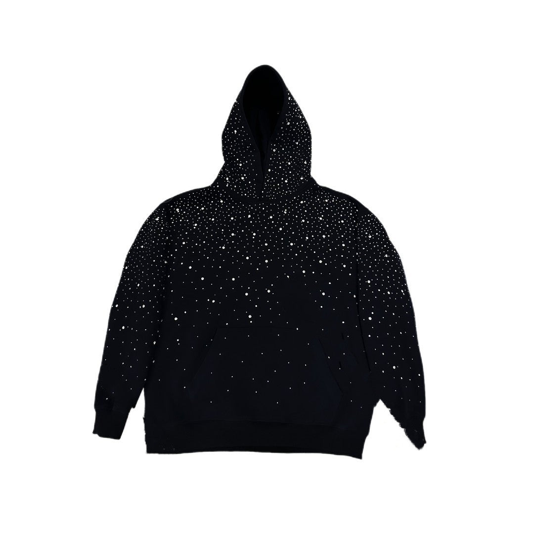 Sweat à capuche Midnight Spark à strass