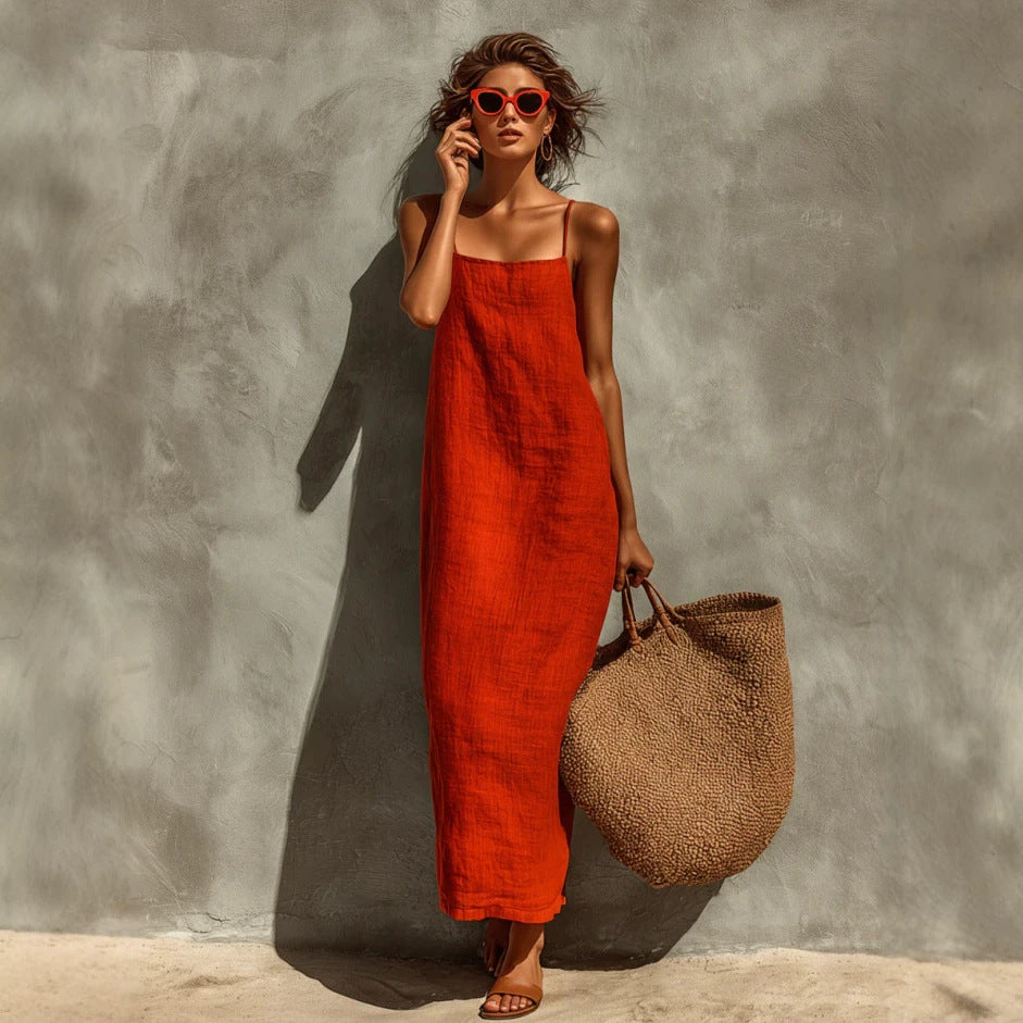 The Soleil Slip Dress