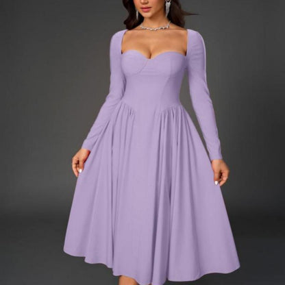 Robe midi plissée Heavenly Grace
