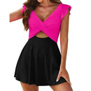 Sweet Radiance Cutout One Piece Swimsuit Dress