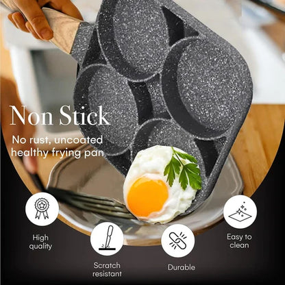 QuadChef™ 4-Hole Non-Stick Breakfast Frying Pan